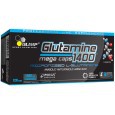 Glutamina 1400 mg - 120 mega cápsulas